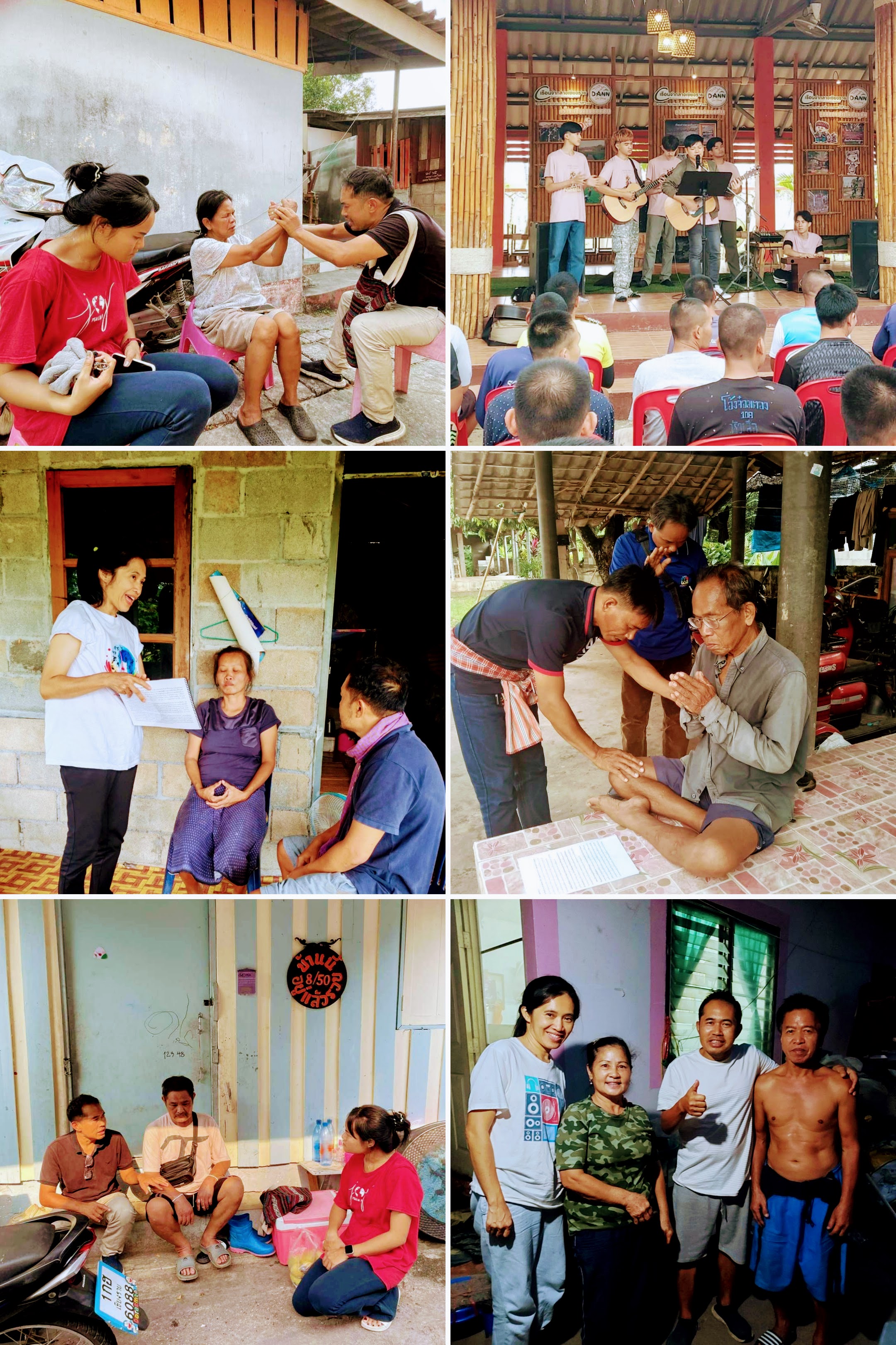 Community gathering in Naan